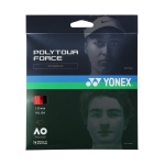 Yonex Tennissaite Poly Tour Force (Haltbarkeit+Power) rot 12m Set